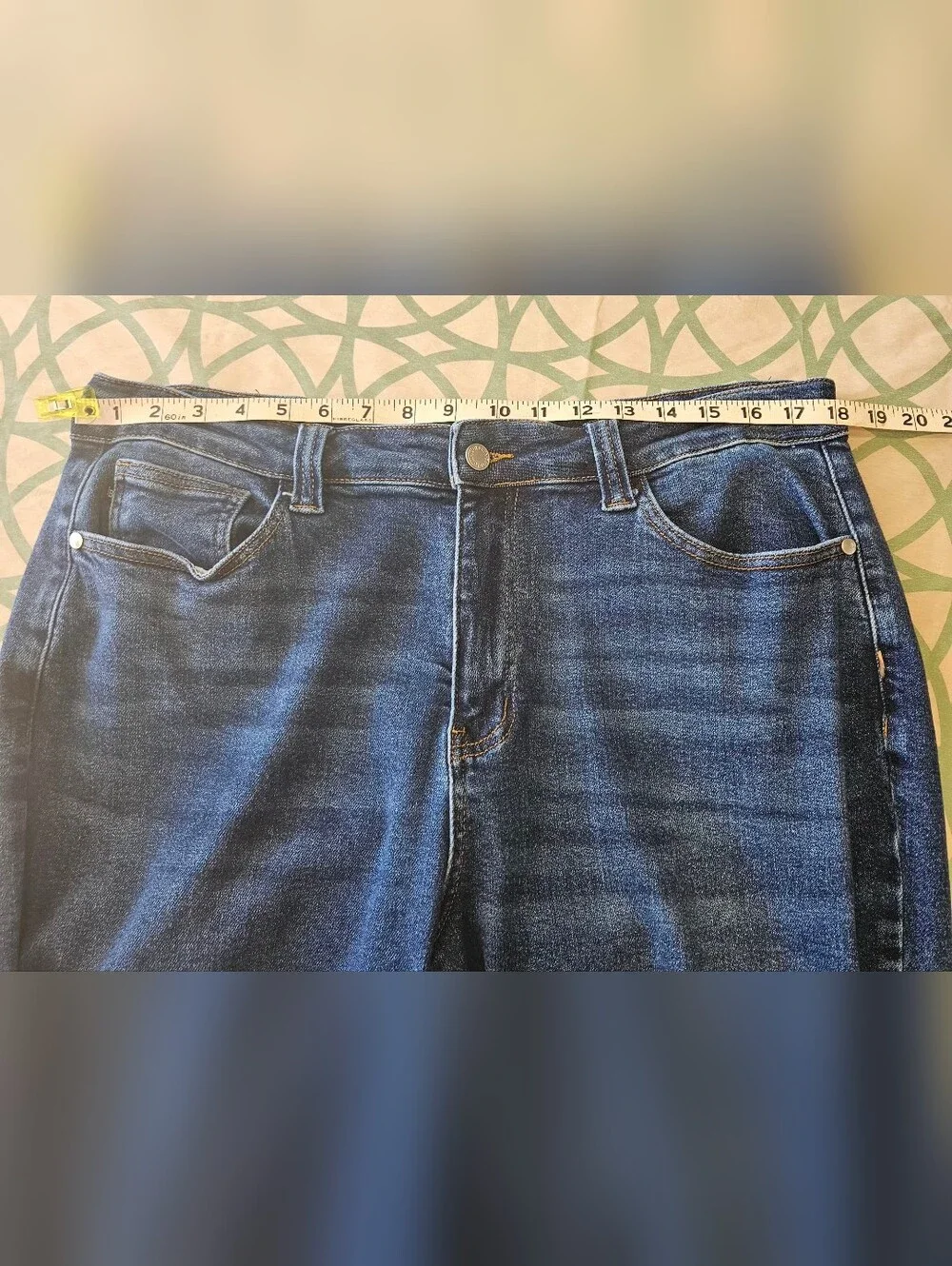 Judy Blue "Cortney" High Rise Straight Wide Cargo Jeans in Dark Wash Size 18W - Picture 14 of 16